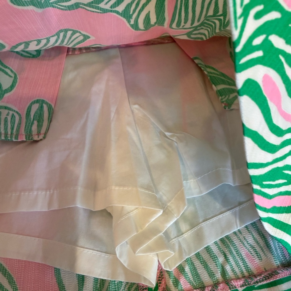 NWT Lilly Pulitzer Marigold Skort Mandevilla Baby who let the fonds out Sz 0 - Picture 8 of 13